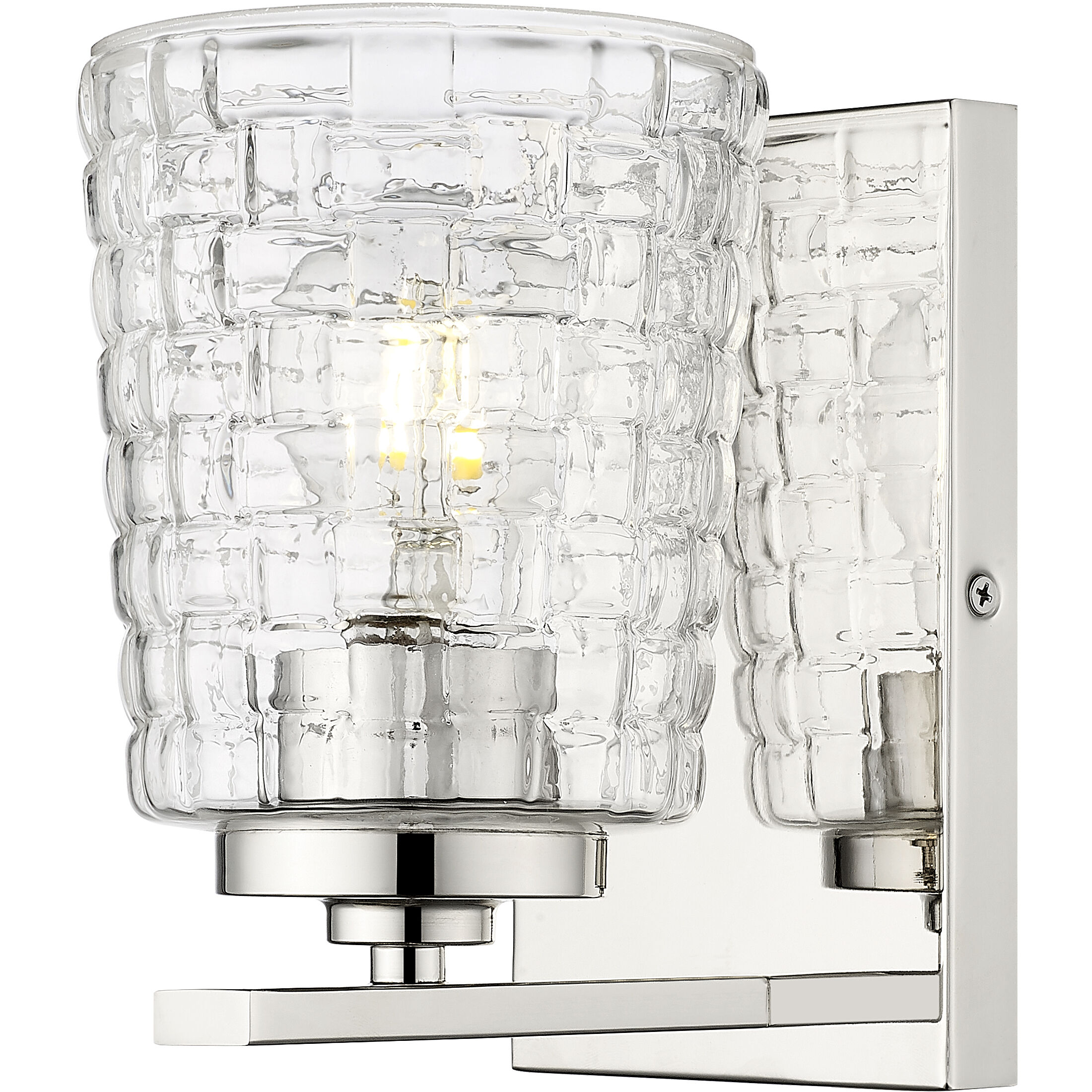 Saben Wall Sconce Wall Light in Polished Nickel